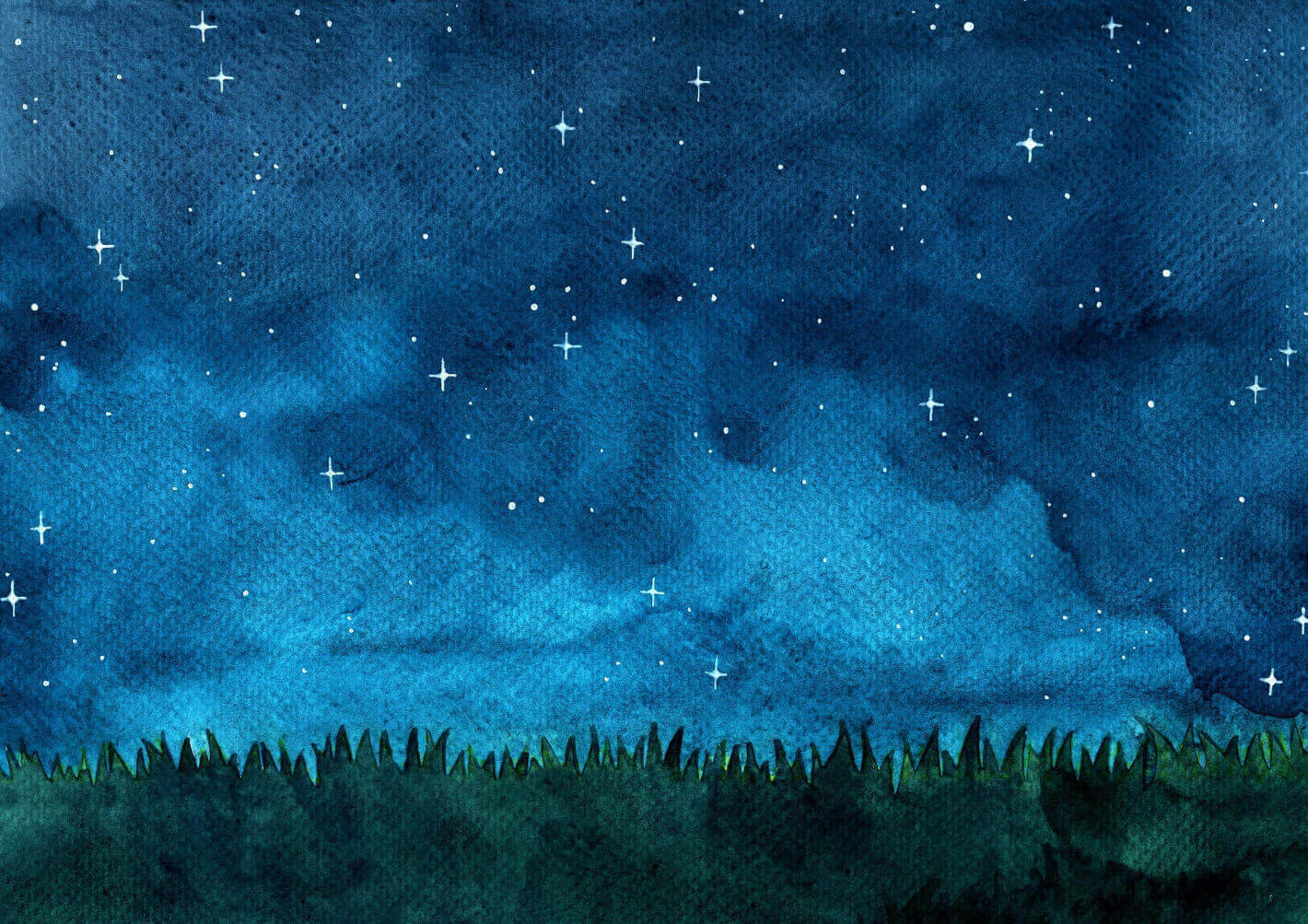 A beautiful artwork of the night sky